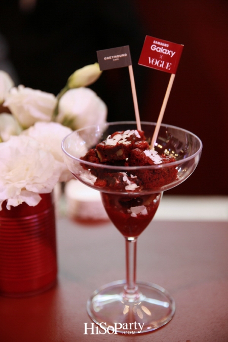 Samsung X Vogue Present Burgundy Red Lounge in Partnership with Absolute Siam