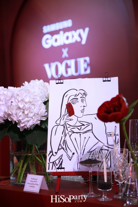 Samsung X Vogue Present Burgundy Red Lounge in Partnership with Absolute Siam