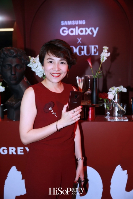 Samsung X Vogue Present Burgundy Red Lounge in Partnership with Absolute Siam