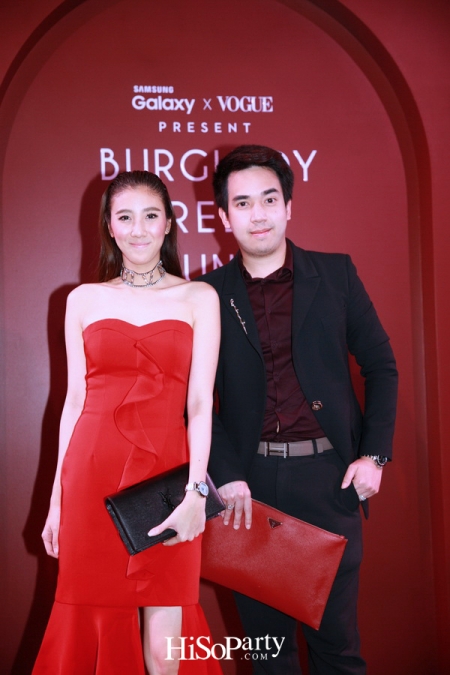 Samsung X Vogue Present Burgundy Red Lounge in Partnership with Absolute Siam