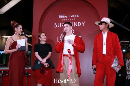 Samsung X Vogue Present Burgundy Red Lounge in Partnership with Absolute Siam