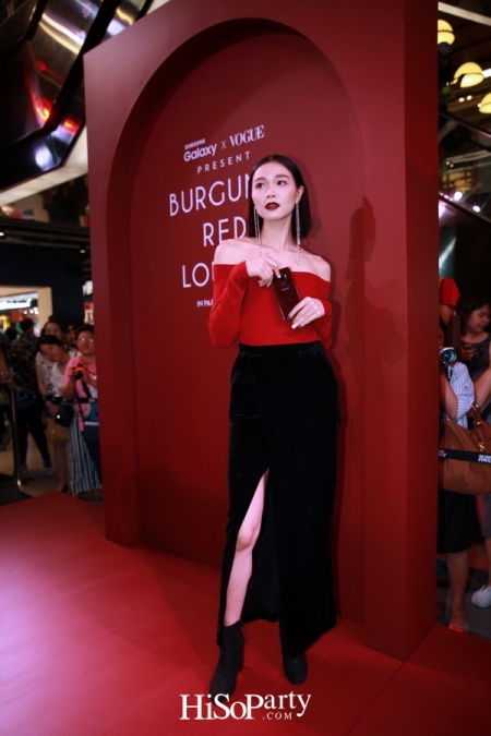 Samsung X Vogue Present Burgundy Red Lounge in Partnership with Absolute Siam