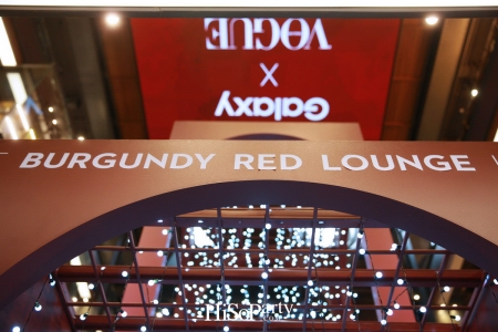 Samsung X Vogue Present Burgundy Red Lounge in Partnership with Absolute Siam