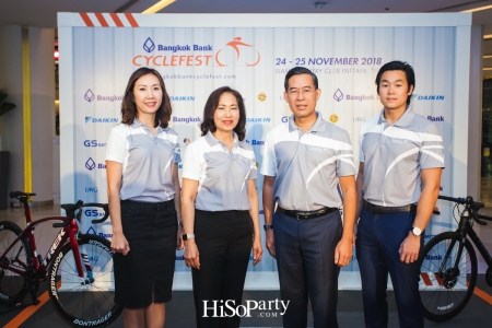 งานแถลงข่าวกิจกรรม Bangkok Bank CycleFest 2018