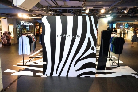 ‘PS Paul Smith Zebra Pop Up’ Paul Smith จับดีไซน์ซิกเนเจอร์มาไว้ในป๊อบอัพช็อปครั้งแรกที่สยามเซ็นเตอร์