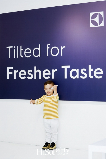 ‘Electrolux Tilted for The Fresher Taste’