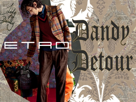 ETRO Menswear Collection Autumn Winter 2018/19 ‘Dandy Detour’