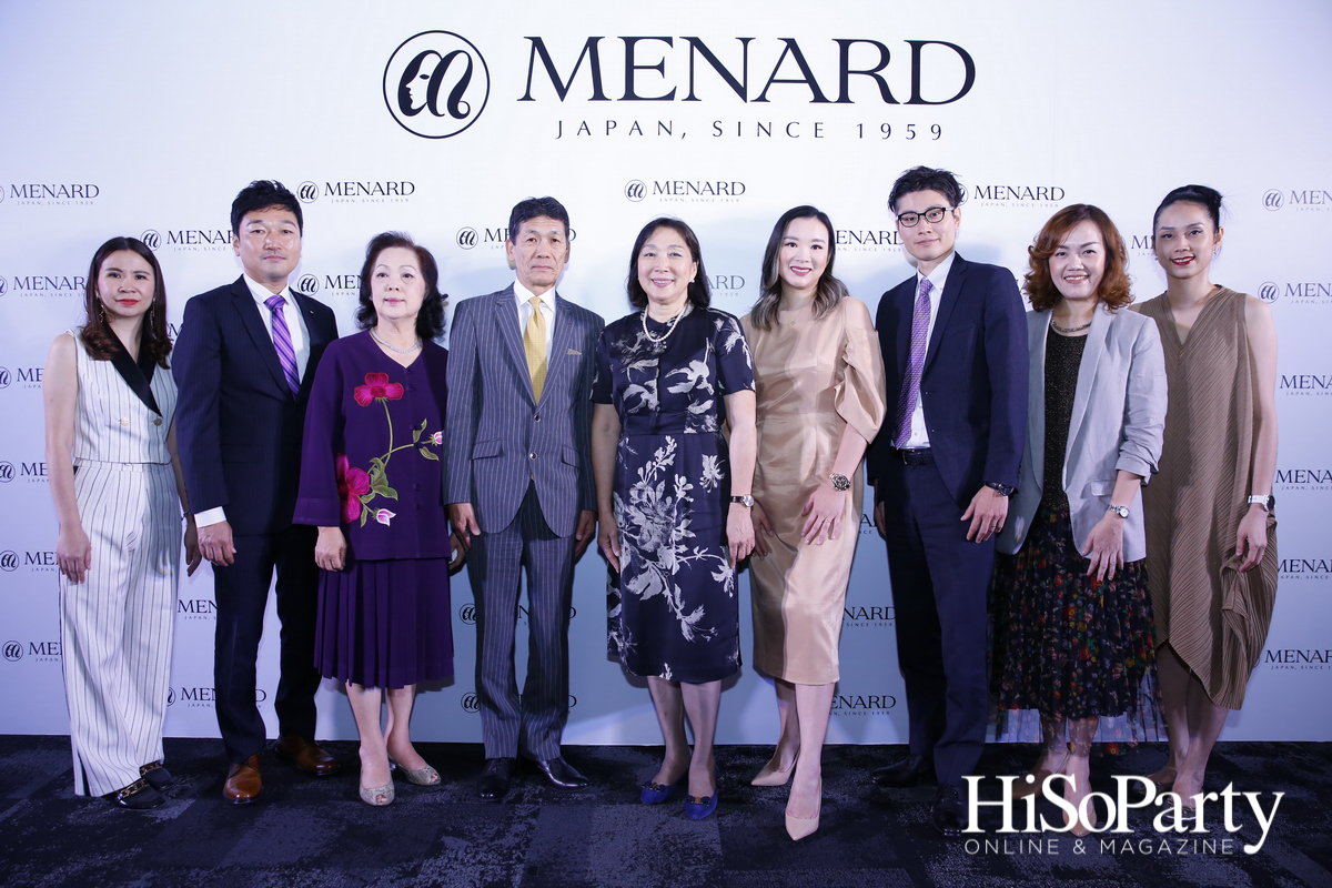 MENARD (เมนนาร์ด) ลักซ์ชัวรี่แบรนด์จากประเทศญี่ปุ่น เปิดตัวแฟล็กชิพเคาน์เตอร์แห่งแรกในเมืองไทย