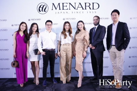 MENARD (เมนนาร์ด) ลักซ์ชัวรี่แบรนด์จากประเทศญี่ปุ่น เปิดตัวแฟล็กชิพเคาน์เตอร์แห่งแรกในเมืองไทย