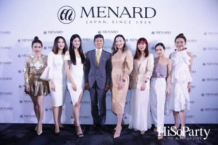 MENARD (เมนนาร์ด) ลักซ์ชัวรี่แบรนด์จากประเทศญี่ปุ่น เปิดตัวแฟล็กชิพเคาน์เตอร์แห่งแรกในเมืองไทย