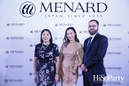 MENARD (เมนนาร์ด) ลักซ์ชัวรี่แบรนด์จากประเทศญี่ปุ่น เปิดตัวแฟล็กชิพเคาน์เตอร์แห่งแรกในเมืองไทย