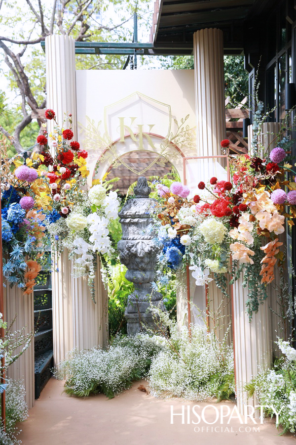 งานเลี้ยงฉลองพิธีมงคลสมรสระหว่าง  กรกนก ยงสกุล และ คณิศร เปรมประเสริฐ 