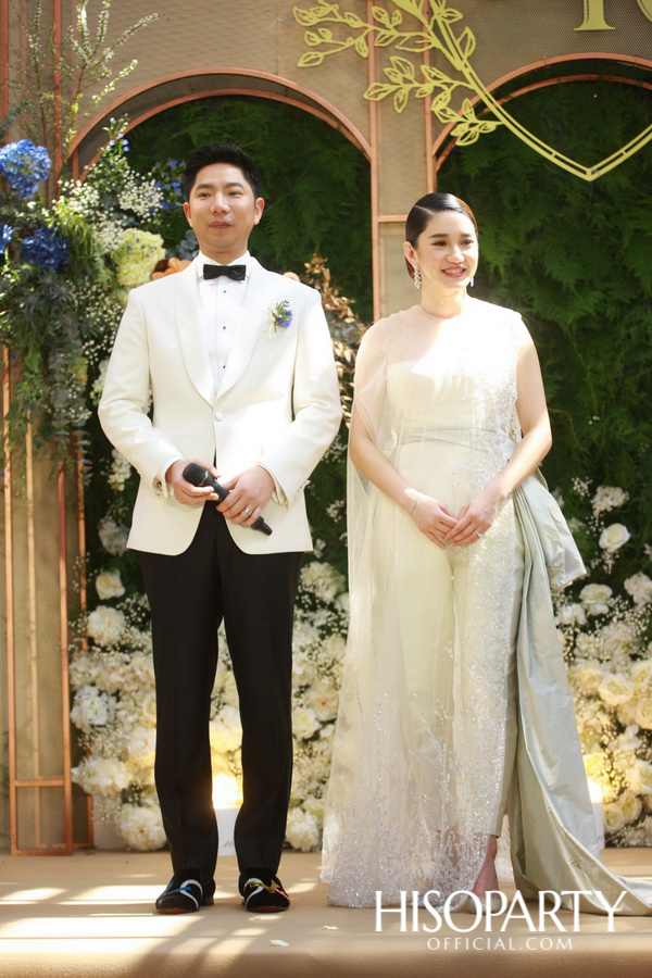 งานเลี้ยงฉลองพิธีมงคลสมรสระหว่าง  กรกนก ยงสกุล และ คณิศร เปรมประเสริฐ 