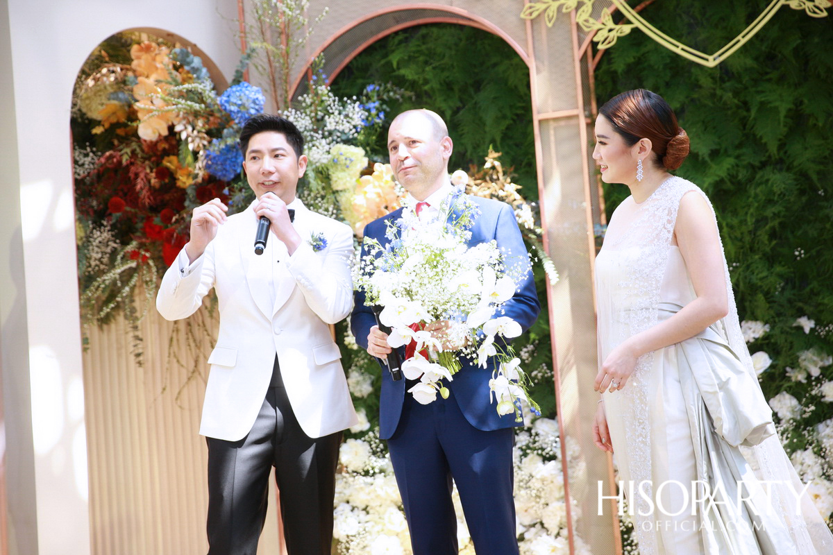 งานเลี้ยงฉลองพิธีมงคลสมรสระหว่าง  กรกนก ยงสกุล และ คณิศร เปรมประเสริฐ 