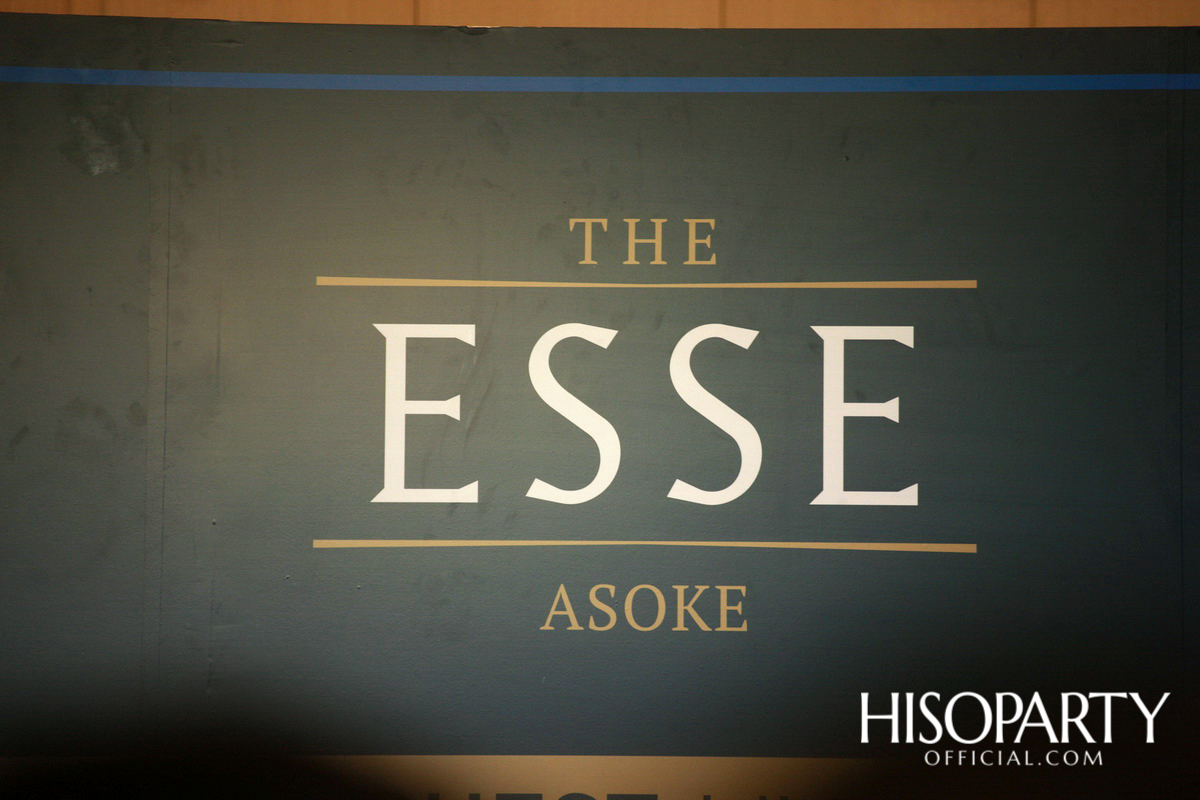 งานเปิดตัวโครงการ THE ESSE ASOKE คอนโดมิเนียมระดับลักชัวรี่แห่งแรกของ สิงห์ เอสเตท