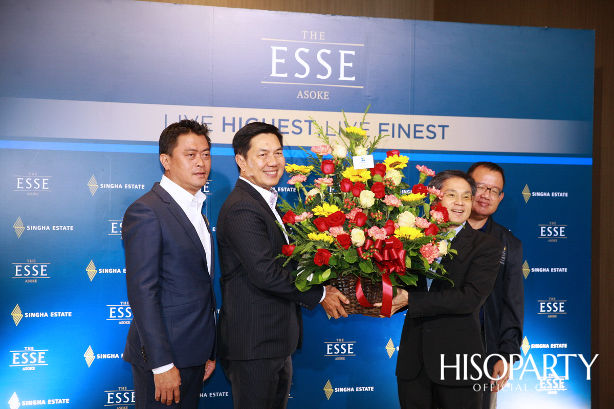 งานเปิดตัวโครงการ THE ESSE ASOKE คอนโดมิเนียมระดับลักชัวรี่แห่งแรกของ สิงห์ เอสเตท