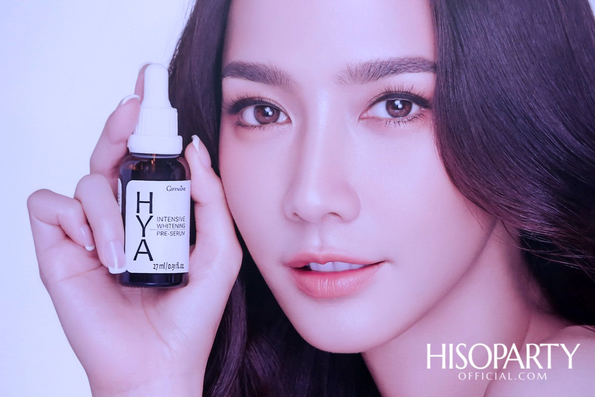 งานเปิดตัวผลิตภัณฑ์ใหม่ ‘กิฟฟารีน ไฮยา อินเทนซีฟ ไวท์เทนนิ่ง พรี-ซีรั่ม’ พร้อมพรีเซนเตอร์ซุป’ตาร์ของเมืองไทย อั้ม-พัชราภา ไชยเชื้อ