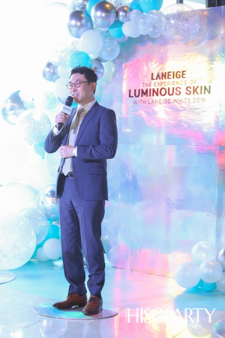 LANEIGE ‘THE EXPERIENCE OF LUMINOUS SKIN WITH LANEIGE WHITE DEW’