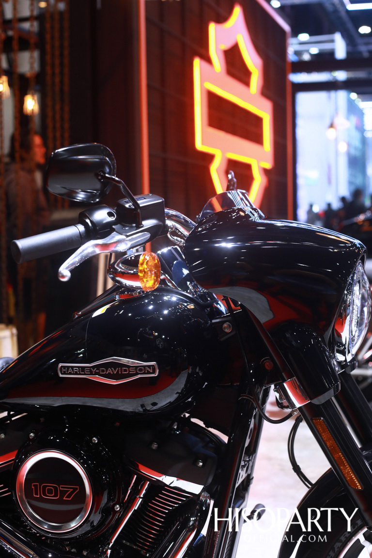 ฮาร์ลีย์-เดวิดสัน ยกขบวนมอเตอร์ไซค์รุ่นปี 2019 จัดแสดงแบบเต็มพิกัด ในงานบางกอก อินเตอร์เนชั่นแนล มอเตอร์โชว์ ครั้งที่ 40