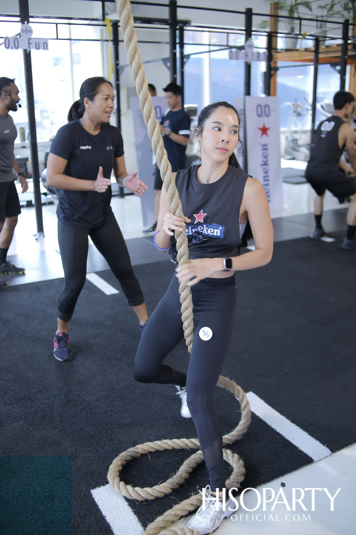 Heineken 0.0 Fit  กิจกรรมออกกำลังแบบ 0.0 Fit เพิ่มความฟิต เติมความสนุก แบบไม่สูญเสียบาลานซ์!