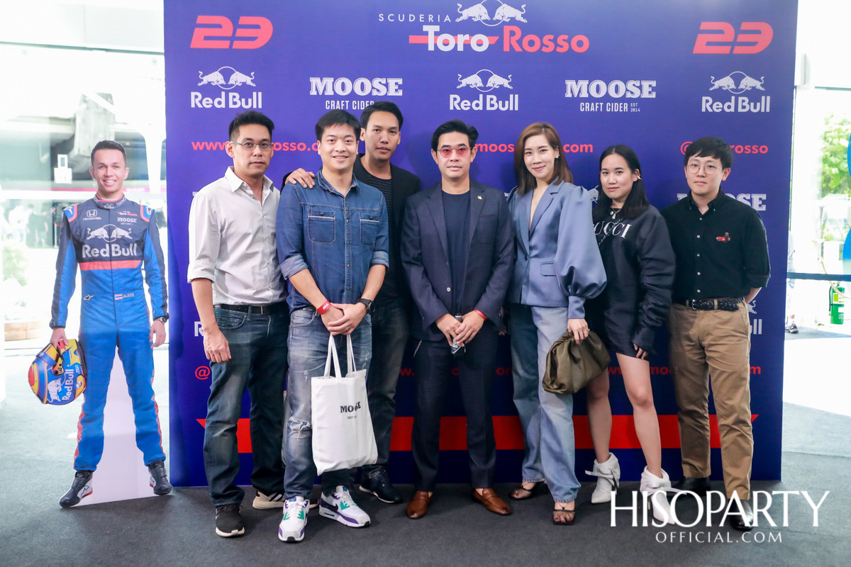 ‘MOOSE CRAFT CIDER’ ร่วมสนับสนุนนักแข่งรถฟอร์มูล่า วัน สัญชาติไทย  ‘Alex Albon’ และทีม ‘Scuderia Toro Rosso’