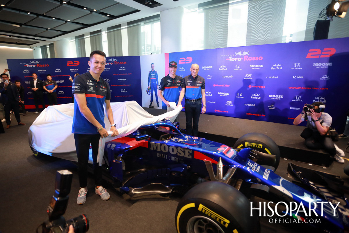 ‘MOOSE CRAFT CIDER’ ร่วมสนับสนุนนักแข่งรถฟอร์มูล่า วัน สัญชาติไทย  ‘Alex Albon’ และทีม ‘Scuderia Toro Rosso’