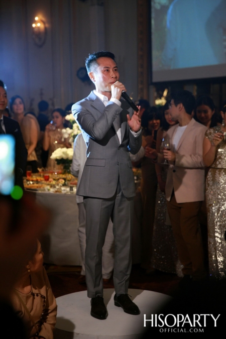 #PattyTonyWedding งานเลี้ยงฉลองมงคลสมรสระหว่างคุณกัลยพัชร ภักดีผดุงแดน และ คุณฤทธิไกร ธรรมรักษ์