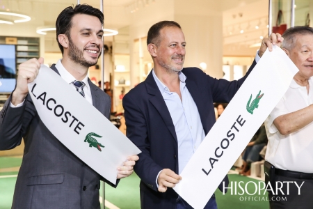 Lacoste (ลาคอสท์) เปิดตัวแฟลกชิฟสโตร์ที่ใหญ่ที่สุดในโลก ณ ศูนย์การค้าเซ็นทรัลเวิลด์