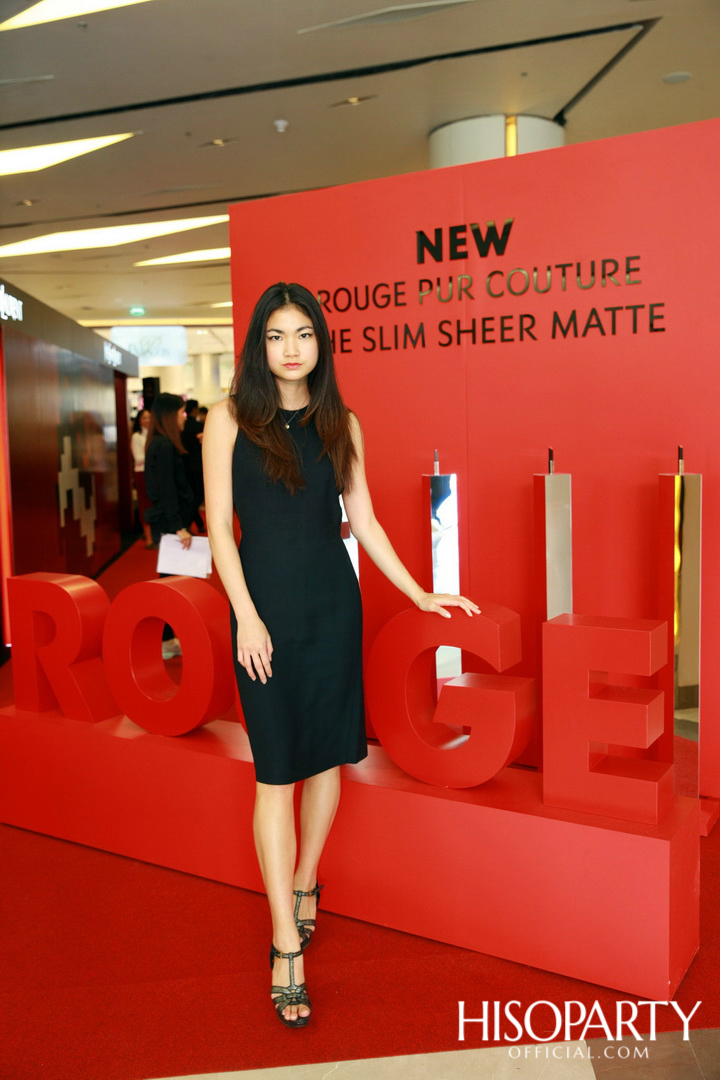 ‘YSL’ ROUGE PUR COUTURE THE SLIM SHEER MATTE LAUNCHED EVENT