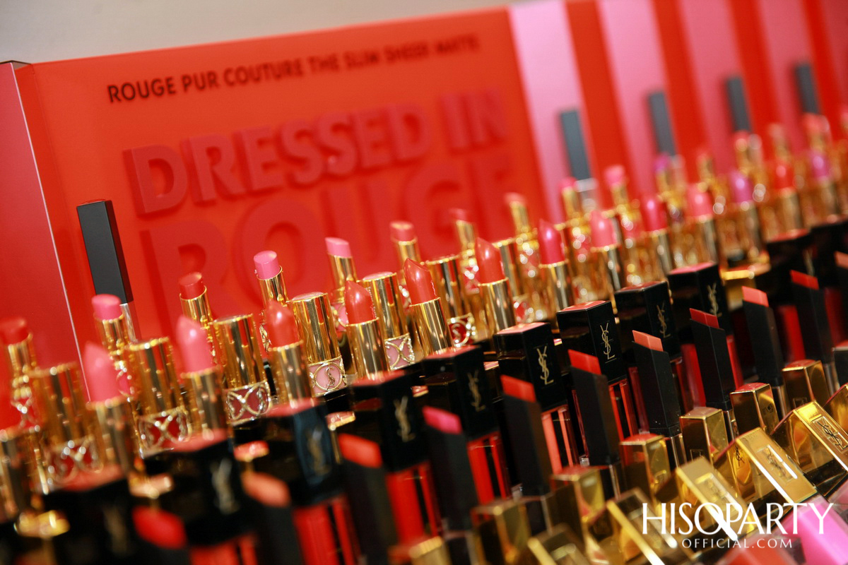 ‘YSL’ ROUGE PUR COUTURE THE SLIM SHEER MATTE LAUNCHED EVENT