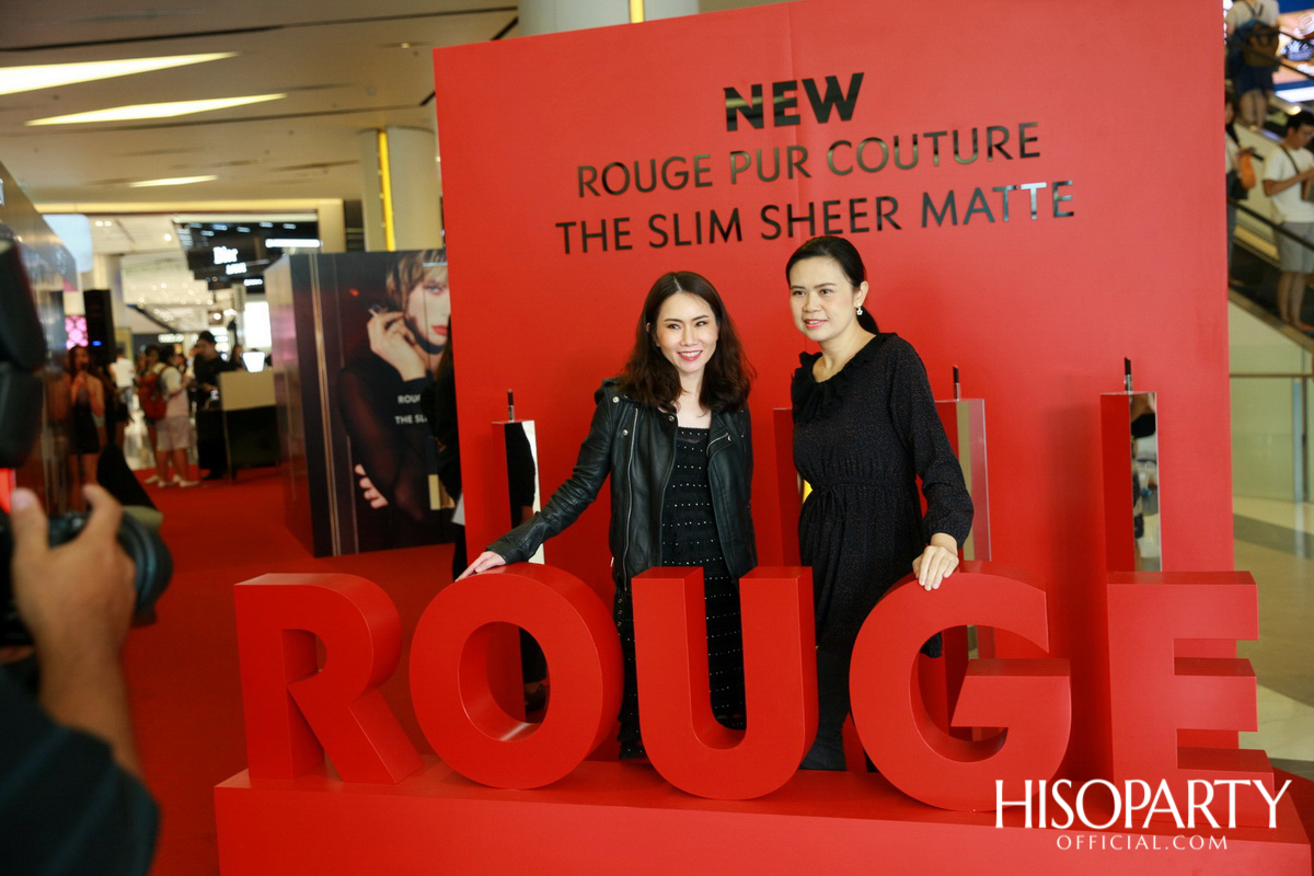 ‘YSL’ ROUGE PUR COUTURE THE SLIM SHEER MATTE LAUNCHED EVENT