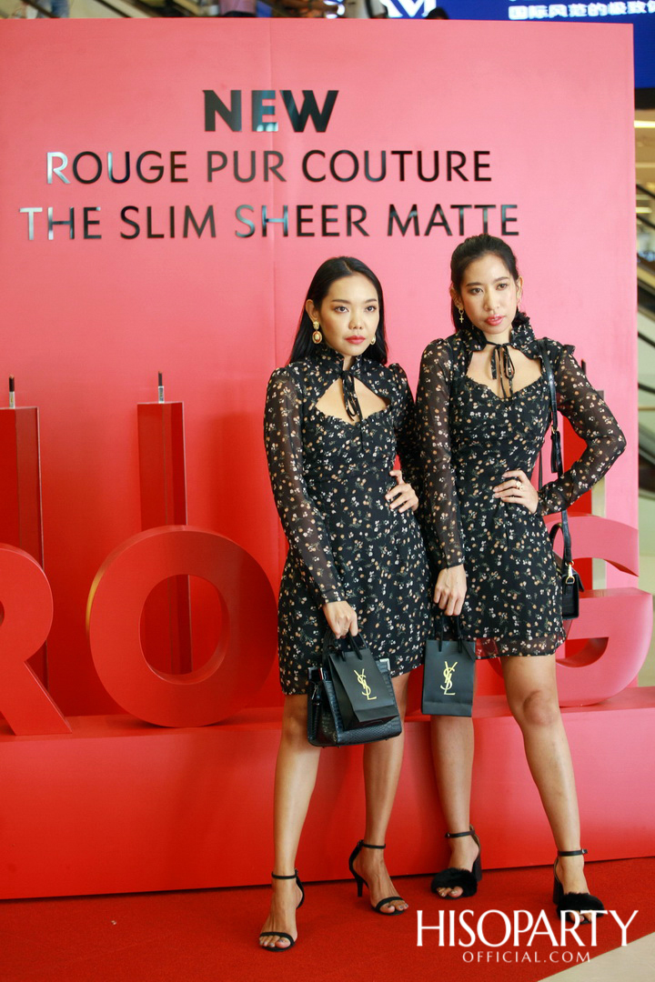‘YSL’ ROUGE PUR COUTURE THE SLIM SHEER MATTE LAUNCHED EVENT