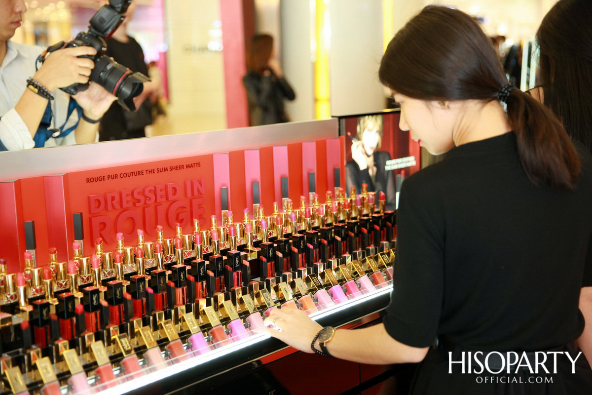 ‘YSL’ ROUGE PUR COUTURE THE SLIM SHEER MATTE LAUNCHED EVENT