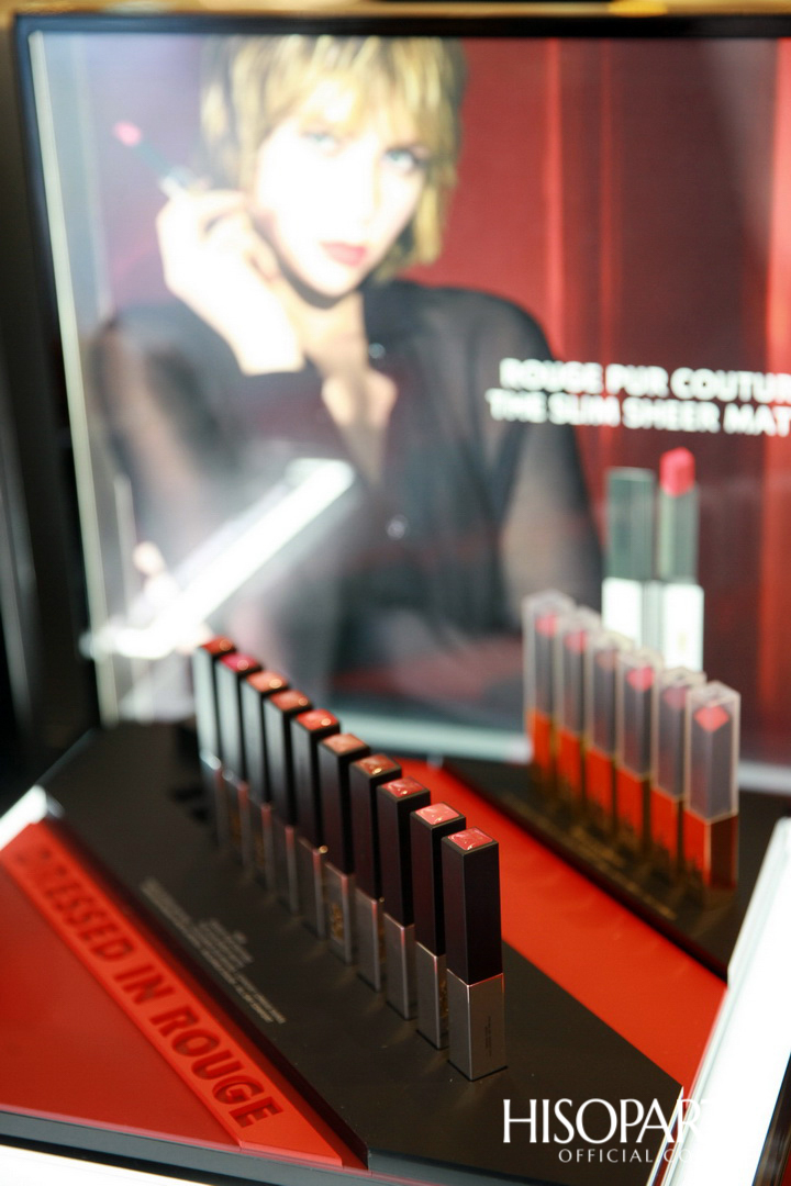 ‘YSL’ ROUGE PUR COUTURE THE SLIM SHEER MATTE LAUNCHED EVENT