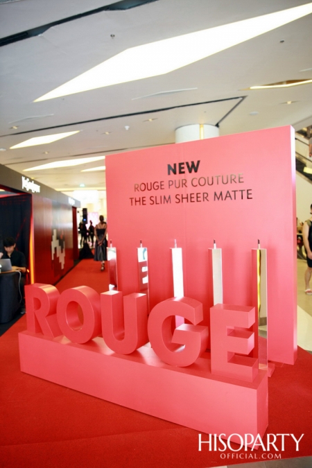 ‘YSL’ ROUGE PUR COUTURE THE SLIM SHEER MATTE LAUNCHED EVENT 