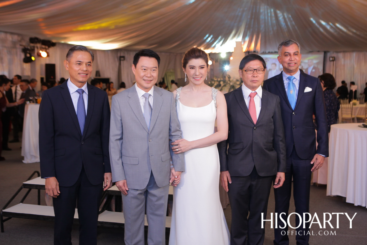 งานเลี้ยงฉลองมงคลสมรสระหว่าง วรินภร จันทรโรจน์วานิช และ ณัฐพล เดชวิทักษ์