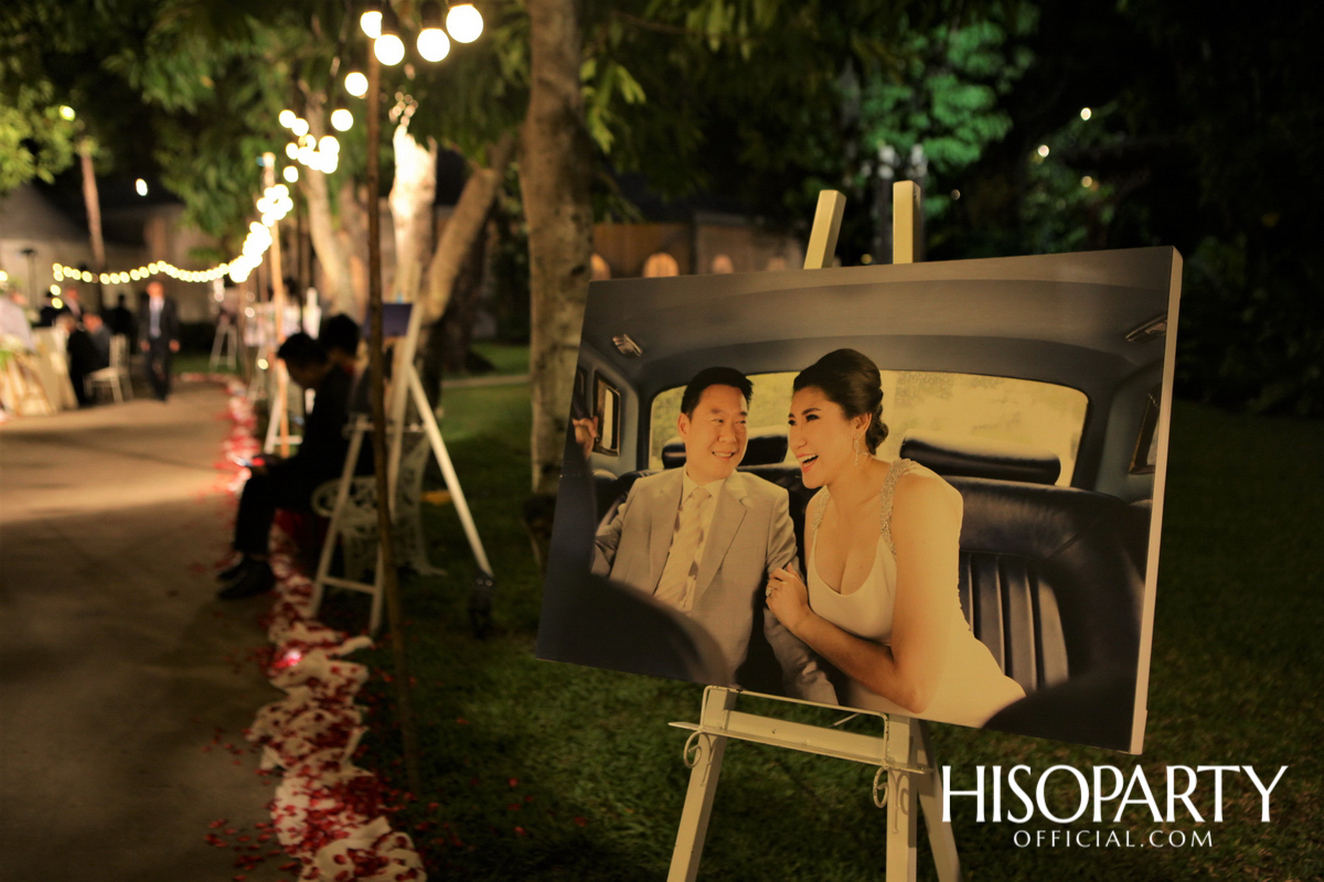 งานเลี้ยงฉลองมงคลสมรสระหว่าง วรินภร จันทรโรจน์วานิช และ ณัฐพล เดชวิทักษ์