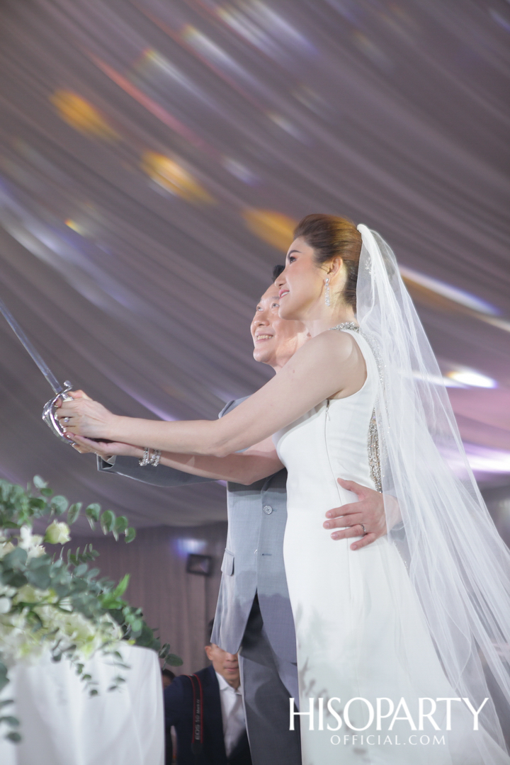 งานเลี้ยงฉลองมงคลสมรสระหว่าง วรินภร จันทรโรจน์วานิช และ ณัฐพล เดชวิทักษ์