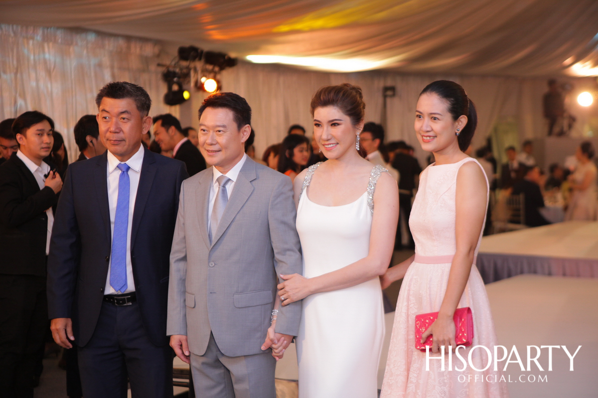 งานเลี้ยงฉลองมงคลสมรสระหว่าง วรินภร จันทรโรจน์วานิช และ ณัฐพล เดชวิทักษ์