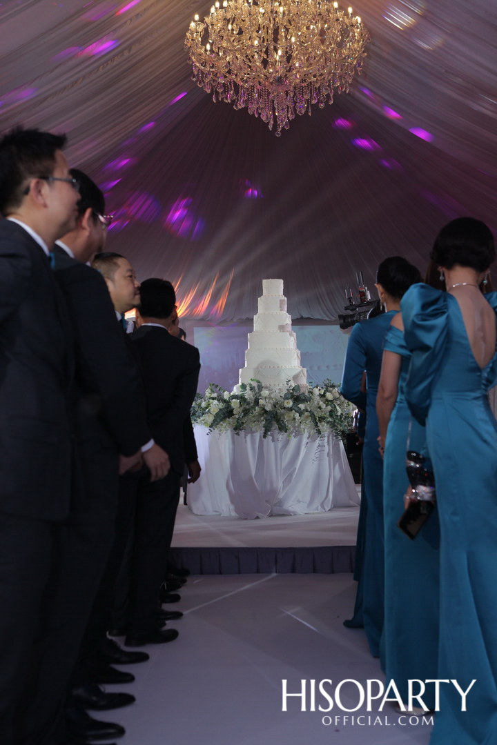 งานเลี้ยงฉลองมงคลสมรสระหว่าง วรินภร จันทรโรจน์วานิช และ ณัฐพล เดชวิทักษ์