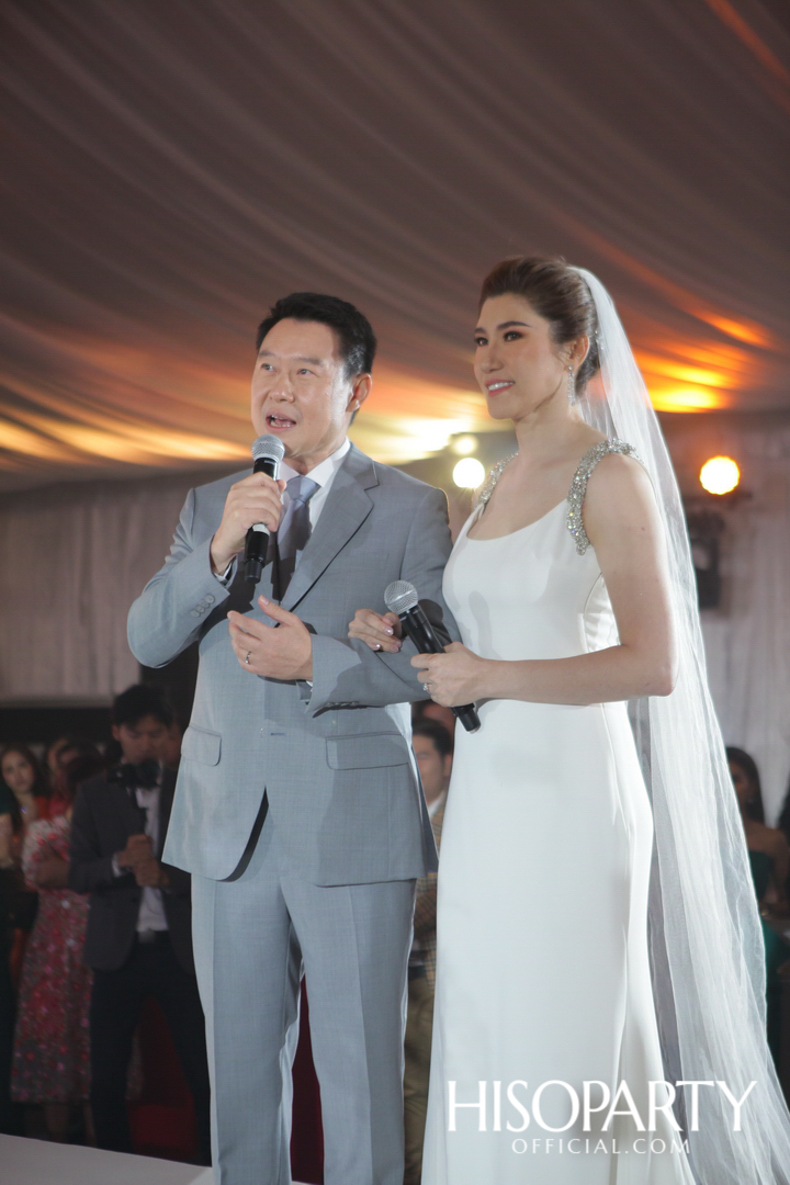 งานเลี้ยงฉลองมงคลสมรสระหว่าง วรินภร จันทรโรจน์วานิช และ ณัฐพล เดชวิทักษ์