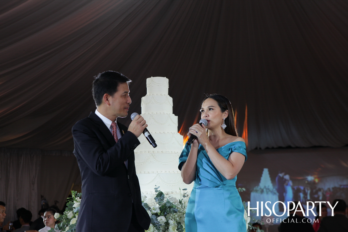 งานเลี้ยงฉลองมงคลสมรสระหว่าง วรินภร จันทรโรจน์วานิช และ ณัฐพล เดชวิทักษ์