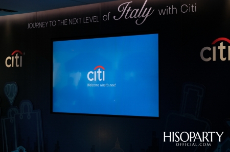 ซิตี้ แบงก์ เปิดตัว ‘Journey to The Next Level of Italy with Citi’  สิทธิประโยชน์ท่องเที่ยวอิตาลีแบบเหนือระดับ