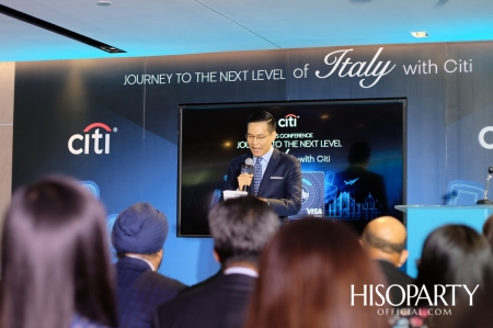 ซิตี้ แบงก์ เปิดตัว ‘Journey to The Next Level of Italy with Citi’  สิทธิประโยชน์ท่องเที่ยวอิตาลีแบบเหนือระดับ