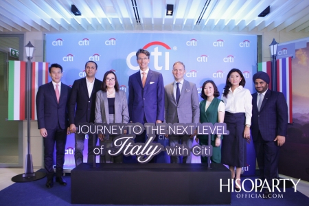 ซิตี้ แบงก์ เปิดตัว ‘Journey to The Next Level of Italy with Citi’  สิทธิประโยชน์ท่องเที่ยวอิตาลีแบบเหนือระดับ