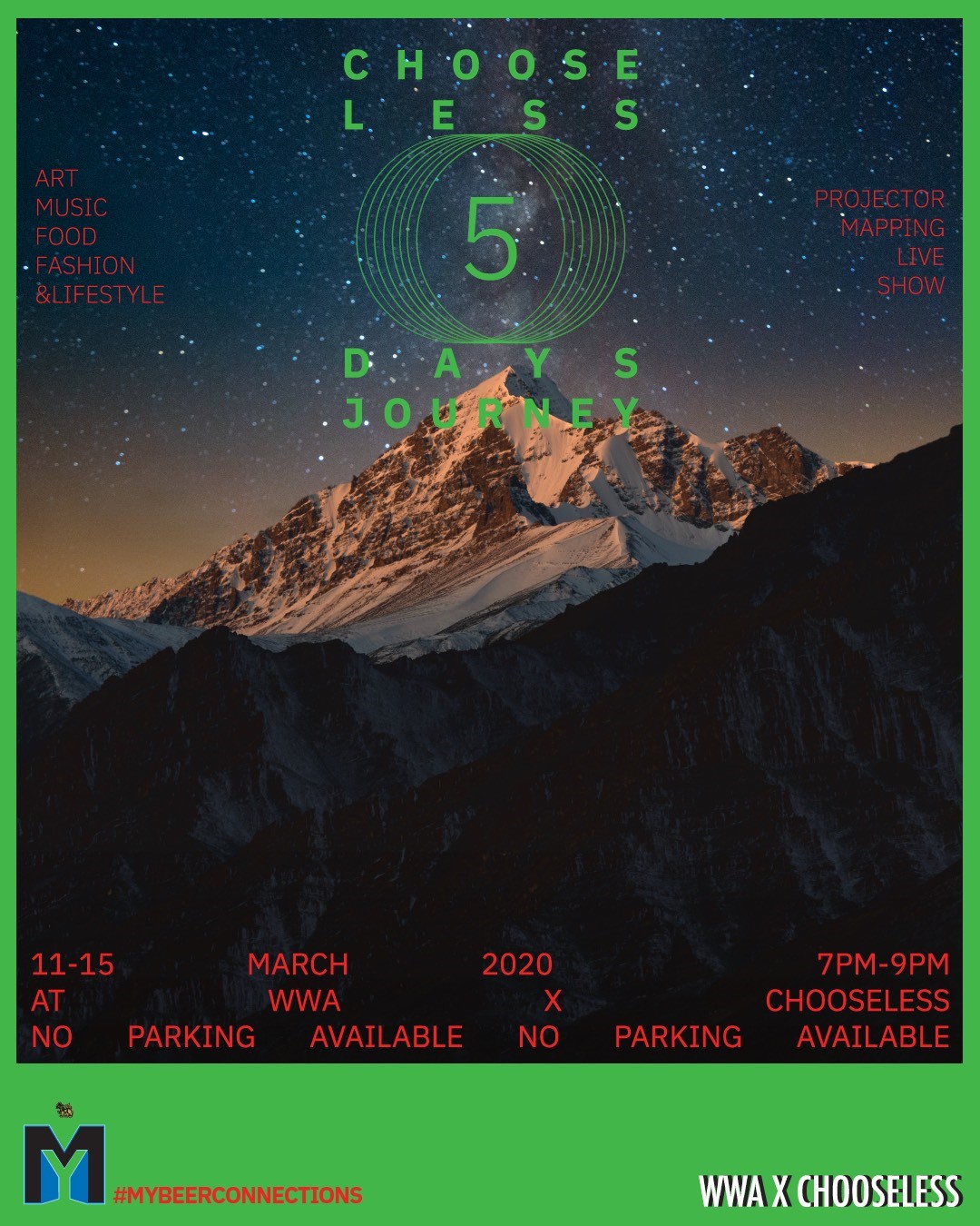 #MYBEERCONNECTIONS Chooseless 5-Day Journey