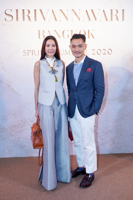 งานแสดงแฟชั่นโชว์ SPRING/SUMMER 2020 แบรนด์ SIRIVANNAVARI และ S’HOMME ในสมเด็จพระเจ้าลูกเธอ เจ้าฟ้าสิริวัณณวรี นารีรัตนราชกัญญา