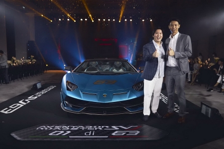 งานฉลองรับรถ Aventador SVJ Roadster 63