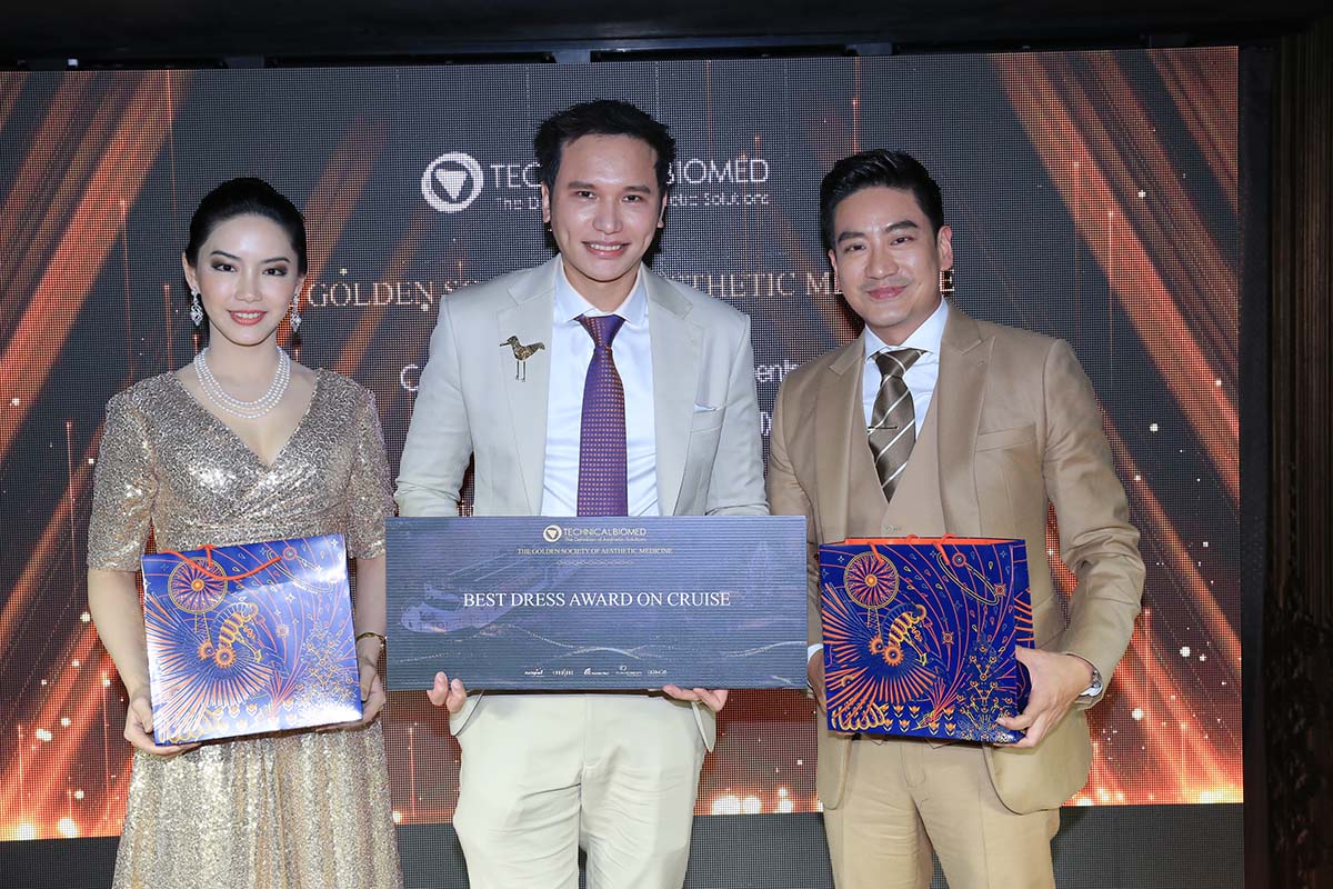 เทคนิคอลไบโอเมด จัดดินเนอร์หรูบนเรือสำราญ กับงาน THE GOLDEN SOCIETY OF AESTHETIC MEDICINE
