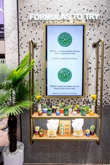 ที่แรกในไทยกับดีไซน์ร้านในคอนเซ็ปต์ SUSTAINABILITY ที่ Kiehl's Flagship Store